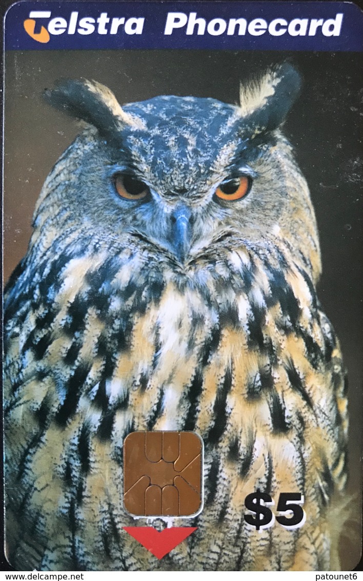 AUSTRALIE  -  Phonecard   -  Telstra Phonecard  -  Owl  - $ 5 - Australië