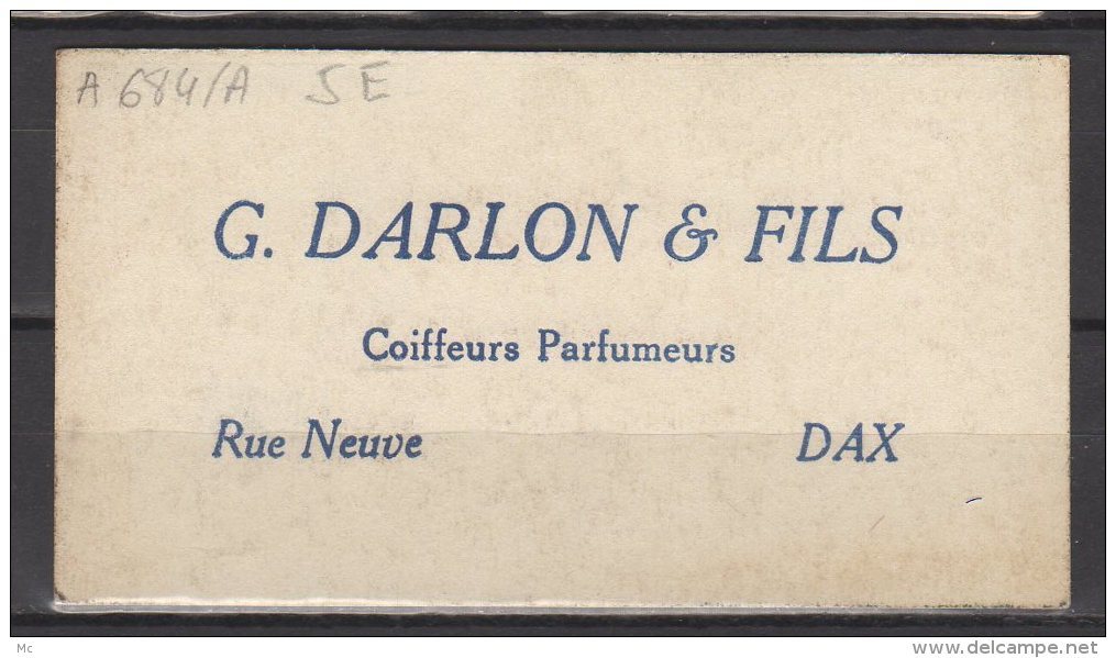 Carte Parfumée - Parfum Pompéïa - G. Darlon &amp; Fils - Dax - Antiquariat (bis 1960)