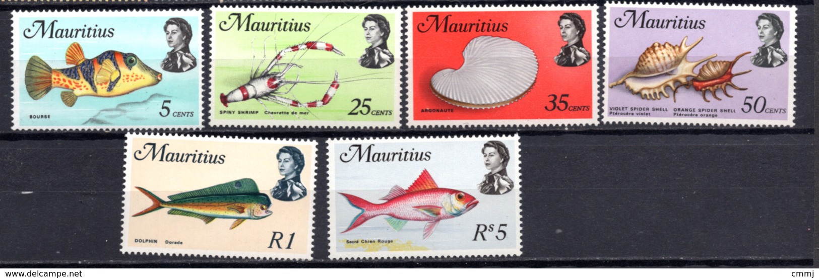 1969 - MAURITIUS -  Mi. Nr. 331-344 - NH - (AS2302.58) - Mauritius (1968-...)