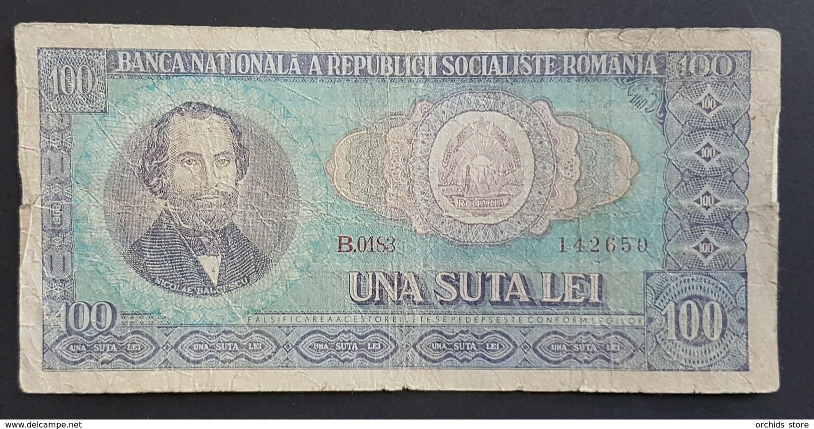 FD0513 - Romania 100 Lei Banknote - Romania