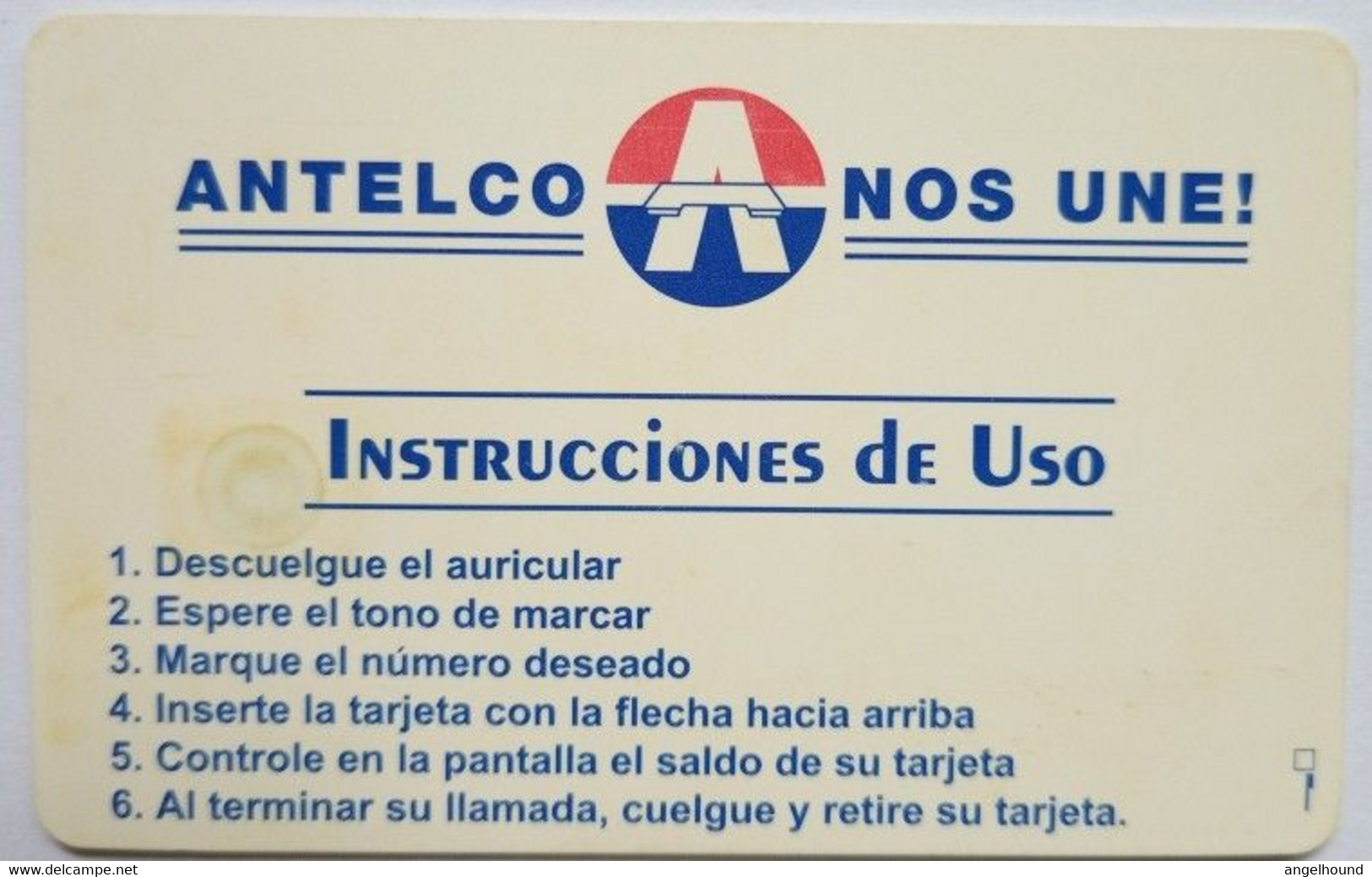 Paraguay Chip Card 30 Units Antelco - Paraguay
