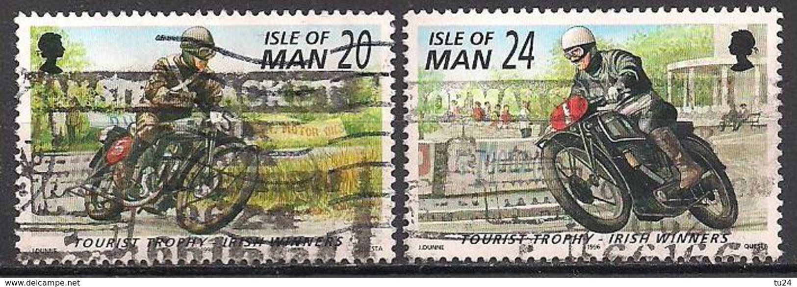 GB - Insel Man (1996)  Mi.Nr.  679 + 680  Gest. / Used  (4gh29) - Man (Eiland)