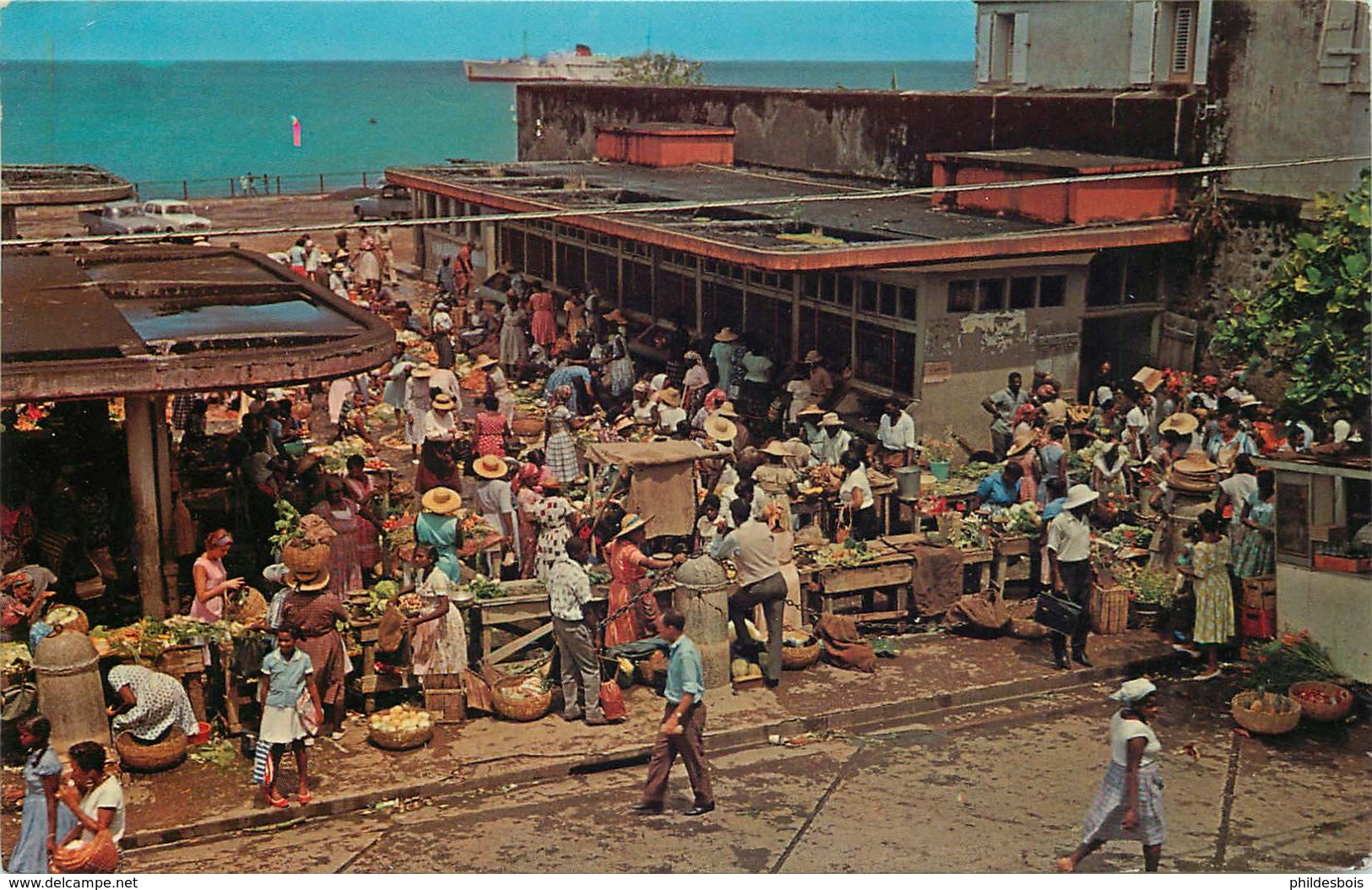 GUADELOUPE  BASSE TERRE  Marché - Basse Terre