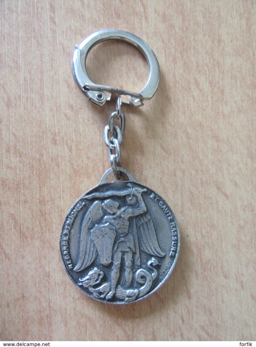 Insigne Militaire / Porte-clefs Armée De L'Air - Regarde St Michel Et Saute Rassuré - Métal - Airforce