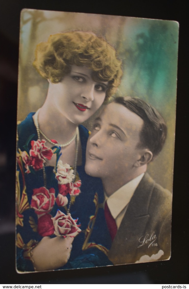 B755 Couple Gallant Love Romantic 1930 Lola - Coppie