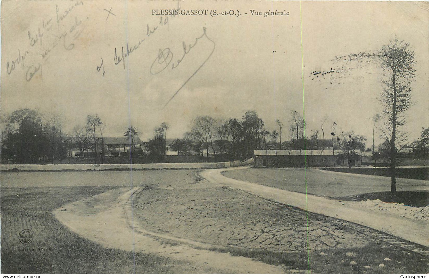 CPA 95 Val D'Oise Plessis Gassot Vue Générale - Pontcelles