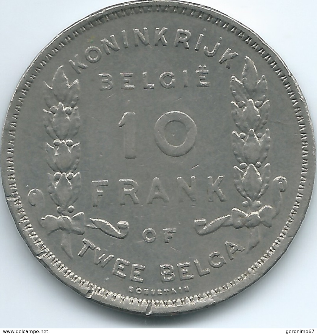 Belgium - Albert I - 1930 - 5 Franks / 2 Belga - Centennial Of Belgian Independence - KM100 - 10 Frank & 2 Belgas