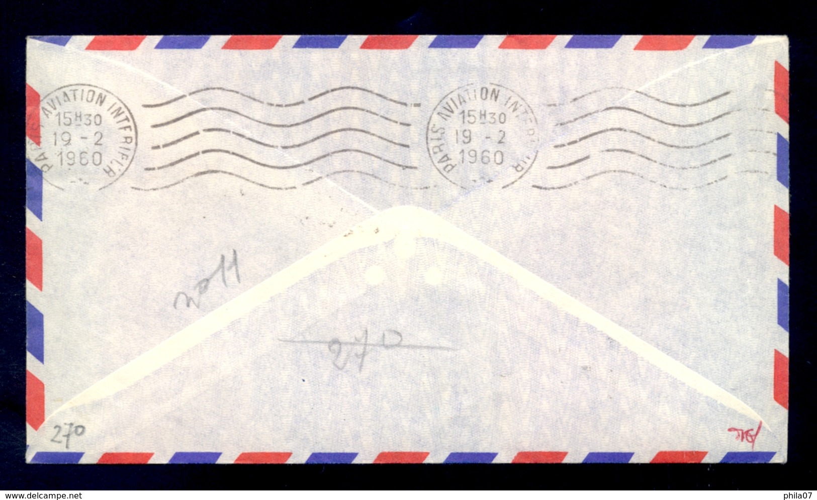 JAPAN - Airmail Cover, With Nice 'AIR FRANCE, 1st JET OVER POLE Boeing 707 Intercontinental' Cancel On Envelope. Sent By - Corréo Aéreo