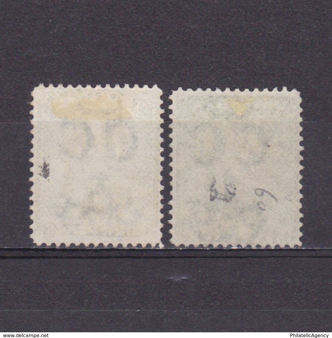 TRINIDAD 1866, SG #76-77, Wmk Crown CC, Perf 14, Britannia, Used - Trinidad & Tobago (...-1961)