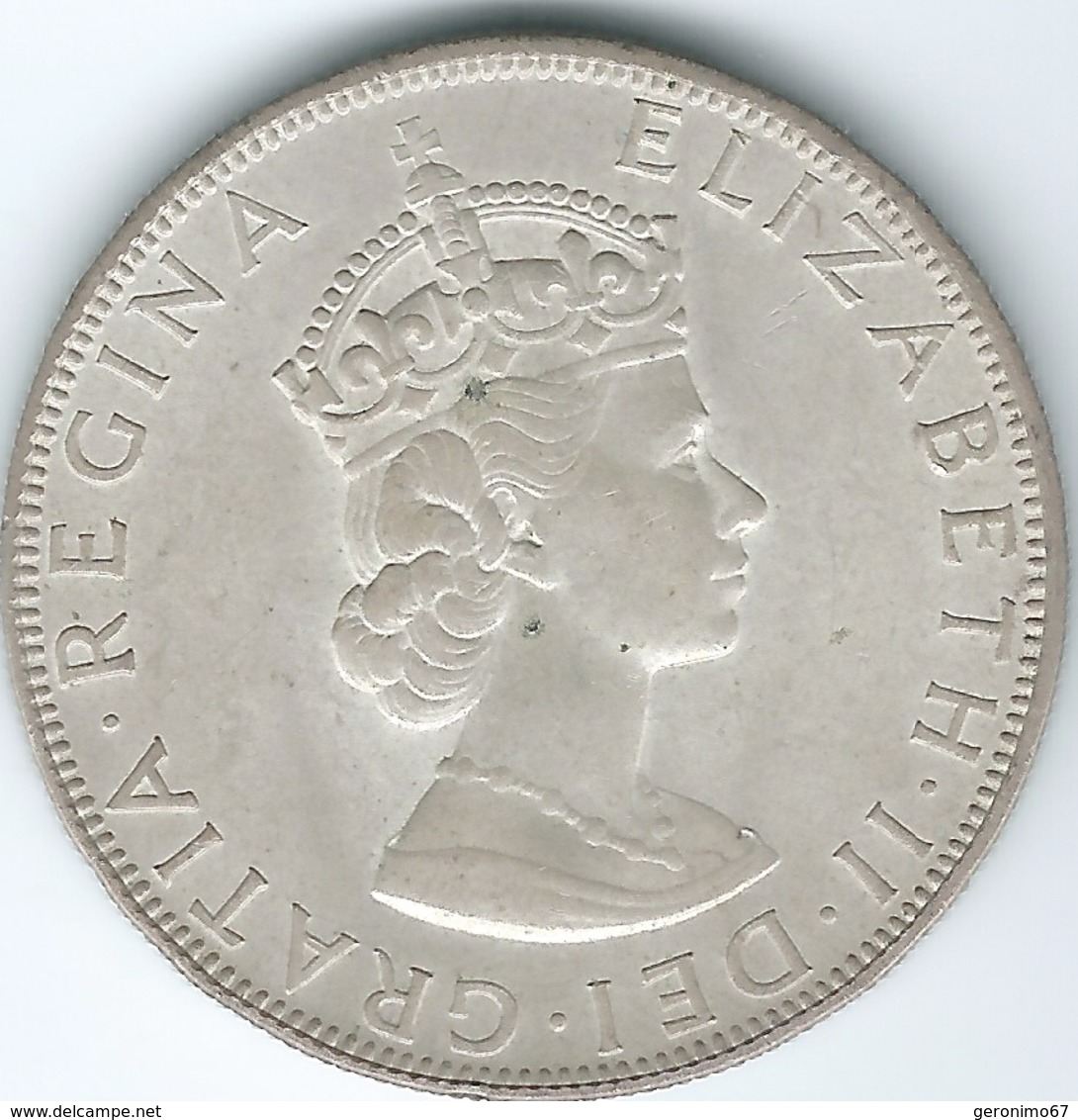 Bermuda - Elizabeth II - 1964 - 1 Crown - KM14 - Bermuda