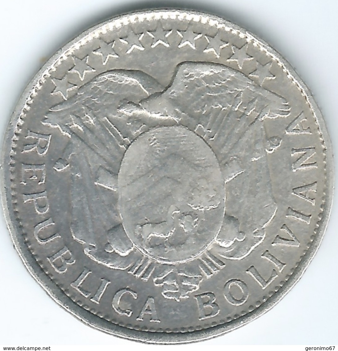 Bolivia - ½ Medio Boliviano / 50 Centavos - 1904 - KM175.1 - Bolivie