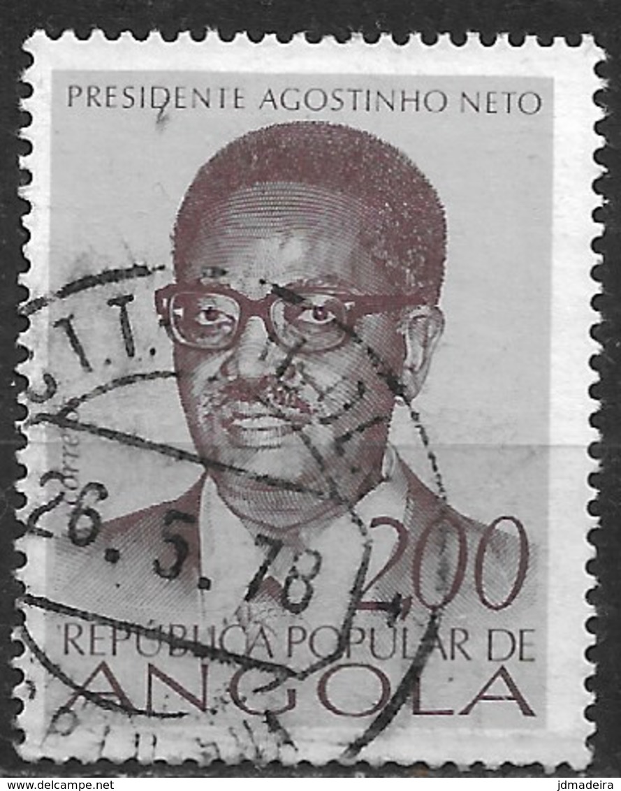 Angola – 1976 Agostinho Neto 2.00 Used Stamp - Angola