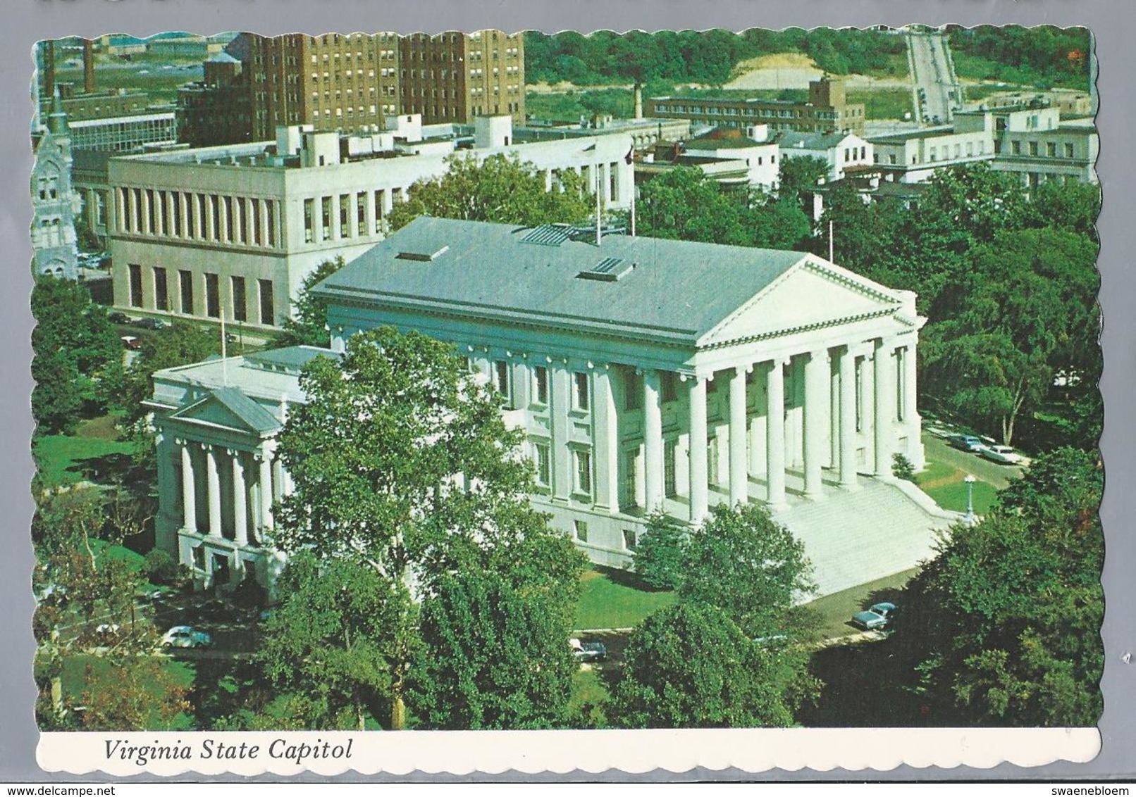 US.- RICHMOND, VIRGINIA. STATE CAPITOL. HISTORIC CAPITOL OF VERGINIA AND THE CONFEDERACY. - Richmond