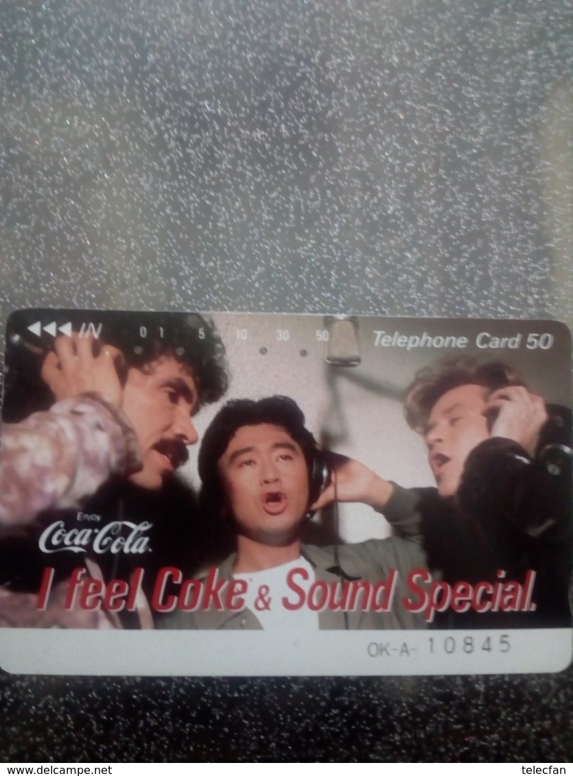 JAPON JAPAN COCA COLA SOUND SPECIAL CARTE NUMEROTEE KDD 50U UT - Alimentazioni