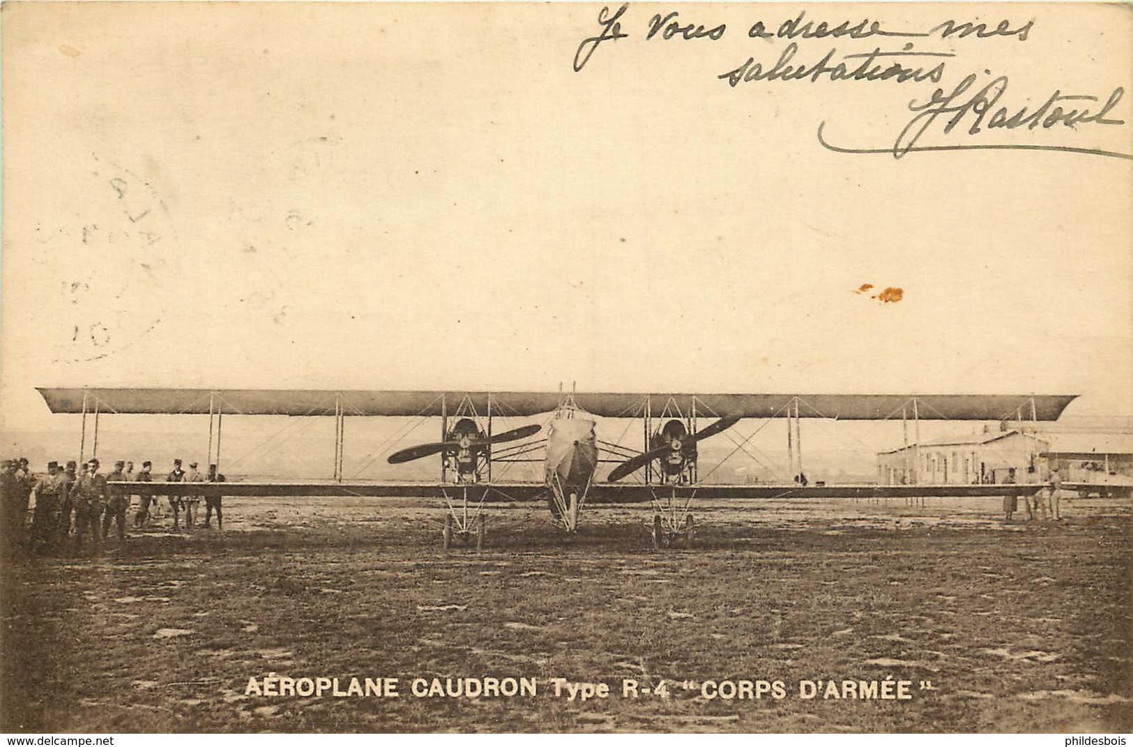 AEROPLANE  CAUDRON Type R 4  " Corps D'armée " - 1914-1918: 1. Weltkrieg