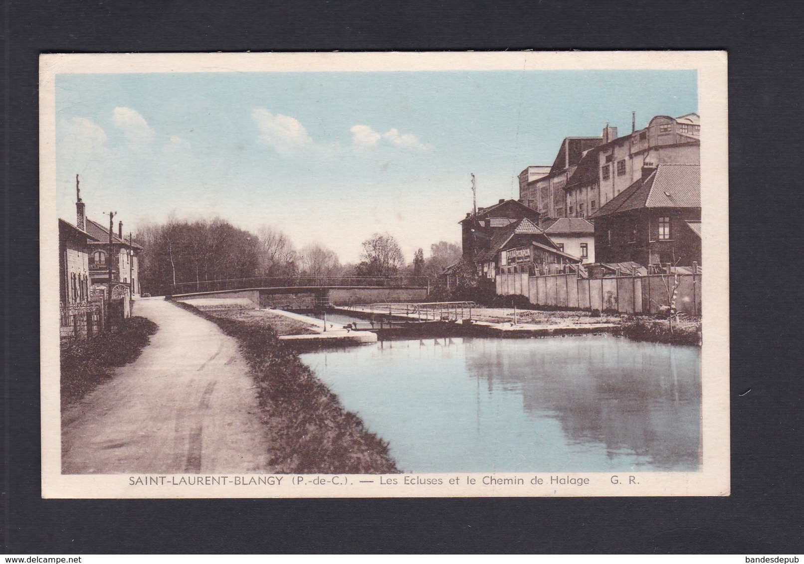 Vente Immediate Saint St Laurent Blangy (62) Ecluses Et Chemin De Halage ( Canal Batellerie  41856 ) - Saint Laurent Blangy