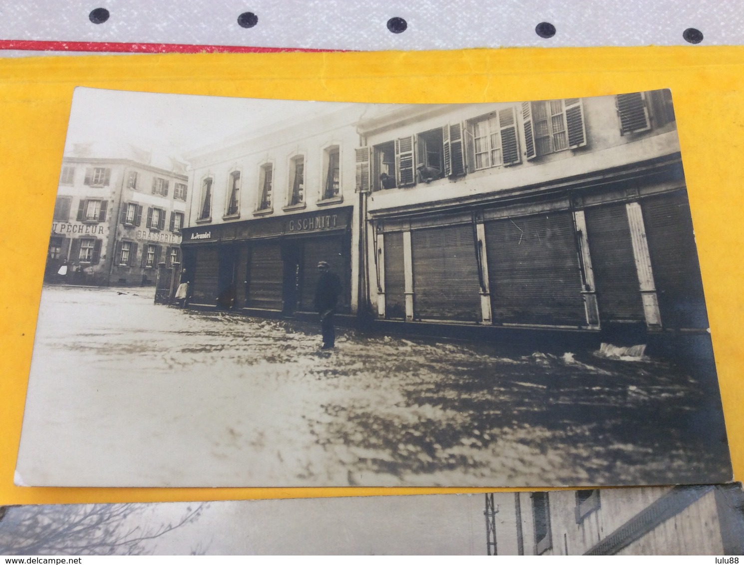 MOYENMOUTIER  ♥️ 2 Cartes Photos Sur. Inondations De 1919 - Autres & Non Classés