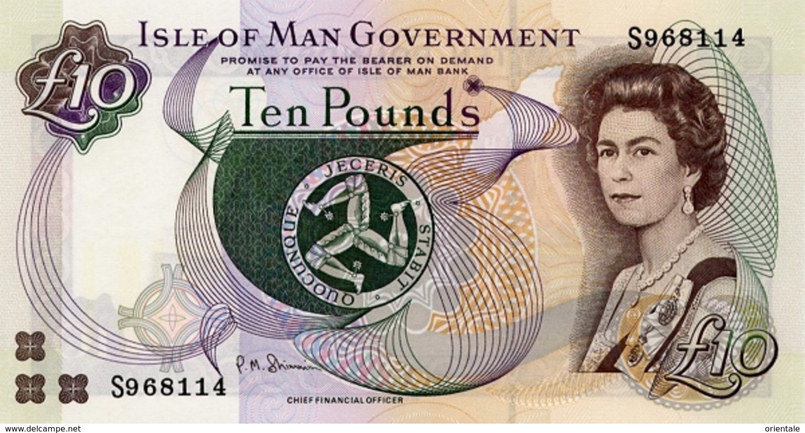 ISLE OF MAN P. 46a 10 P 2007 UNC - 10 Ponden