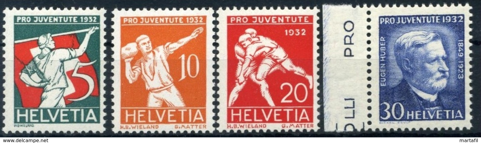 1932 SVIZZERA SET MNH ** - Nuovi