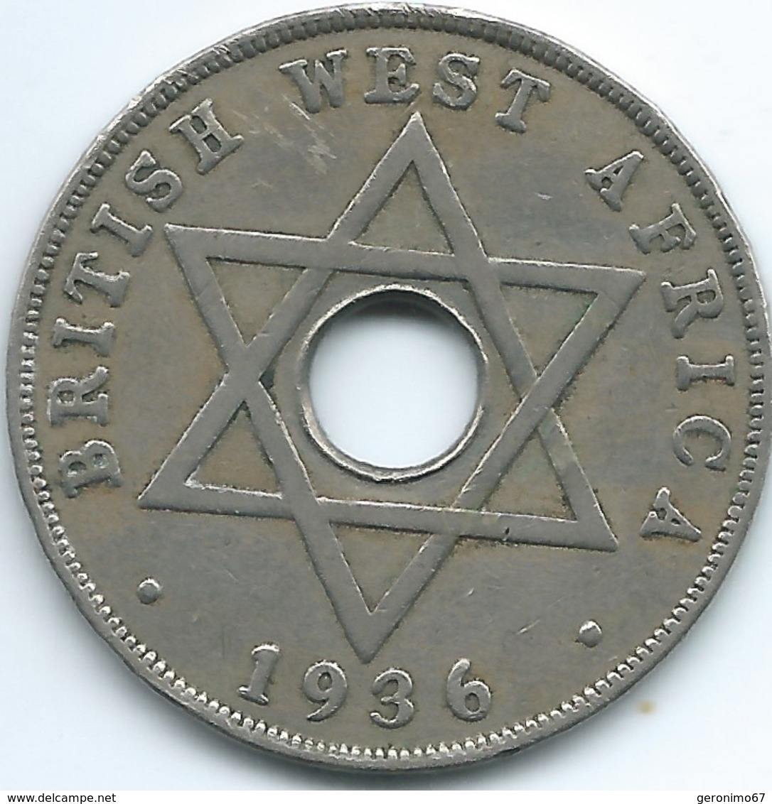 British West Africa - 1936 - Edward VIII - Penny - KM16 - Colonie