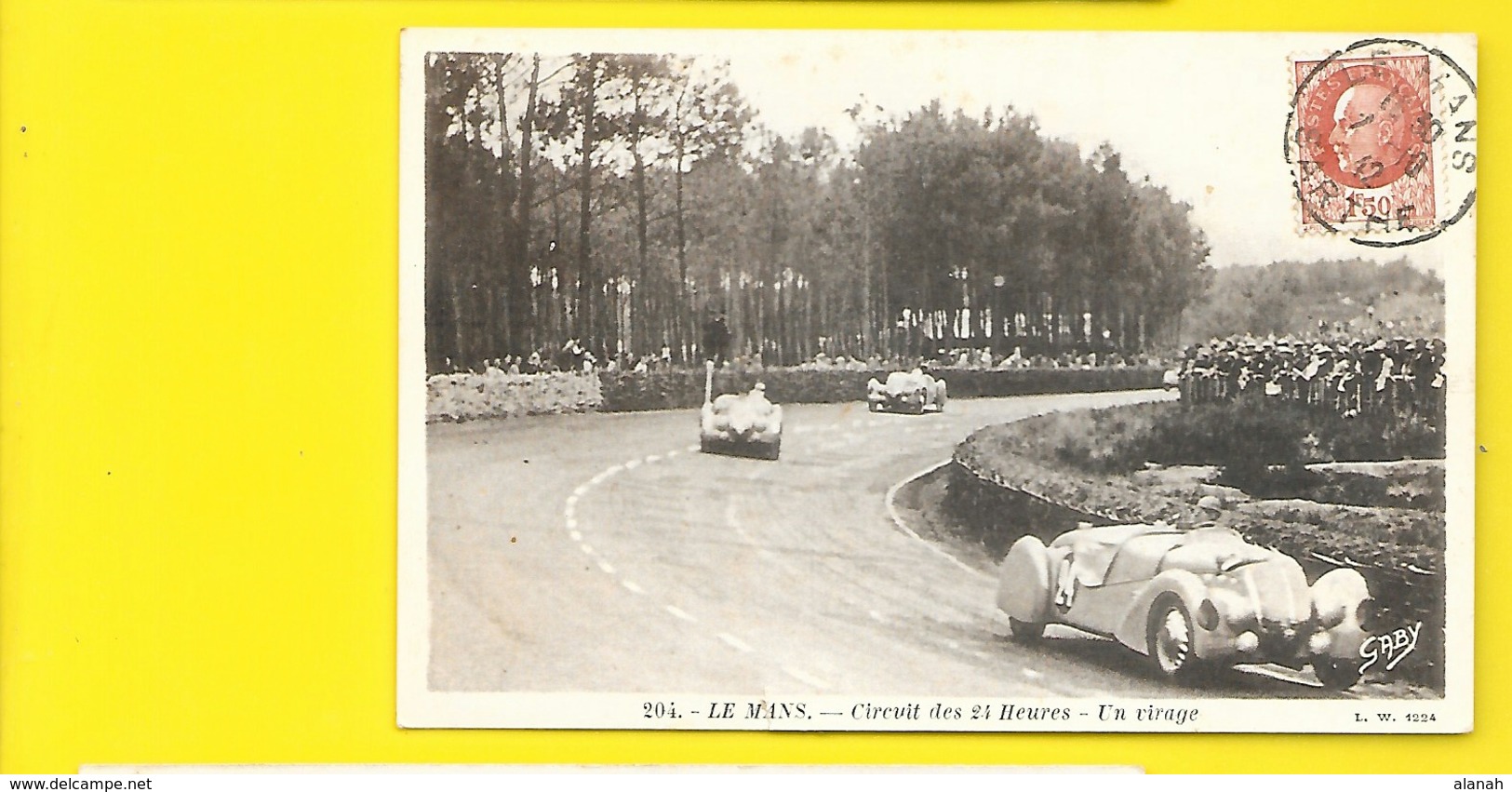 LE MANS Un Virage Au Circuit Des 24 Heures (Gaby) Sarthe (72) - Le Mans