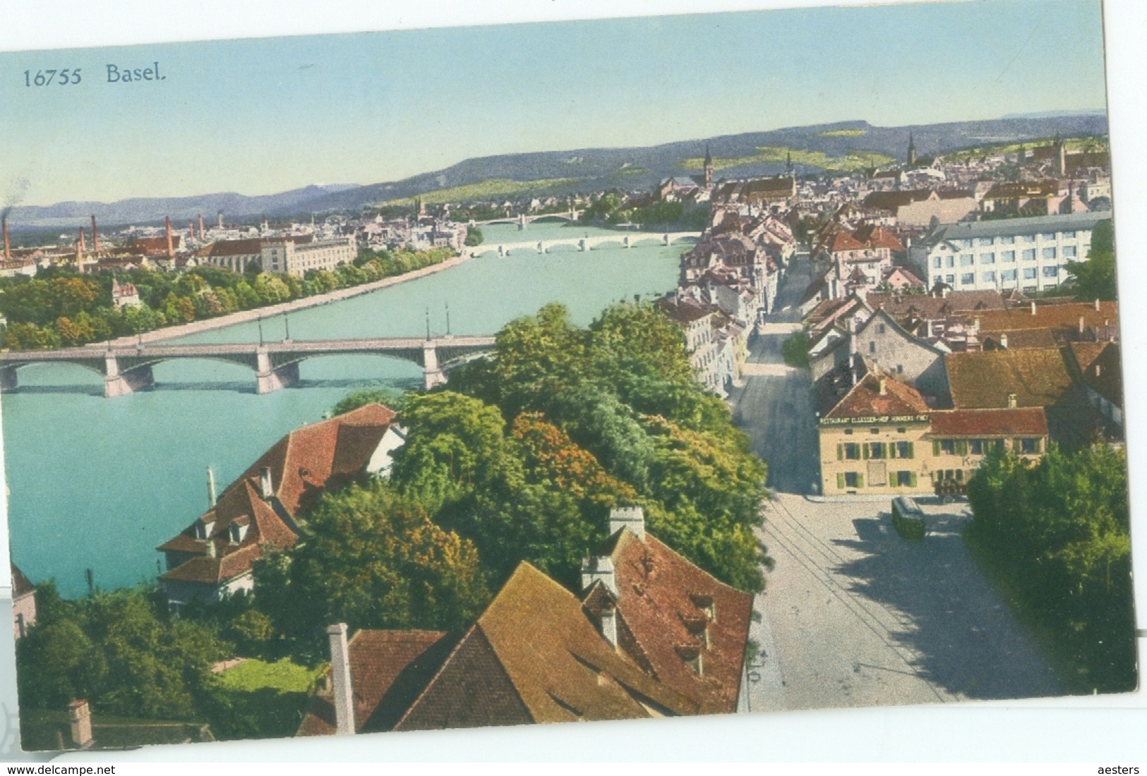 Basel 1920; Panorama - Nicht Gelaufen. (Wehrli - Kilchberg, Zürich) - Basel