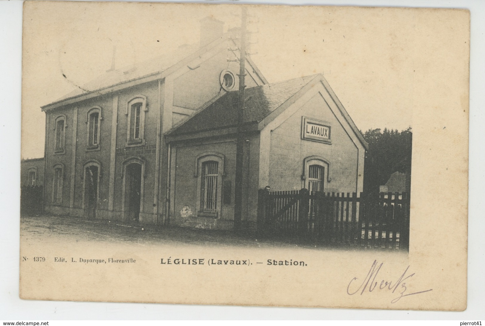 BELGIQUE - LÉGLISE (LAVAUX ) - Station (gare ) - Leglise