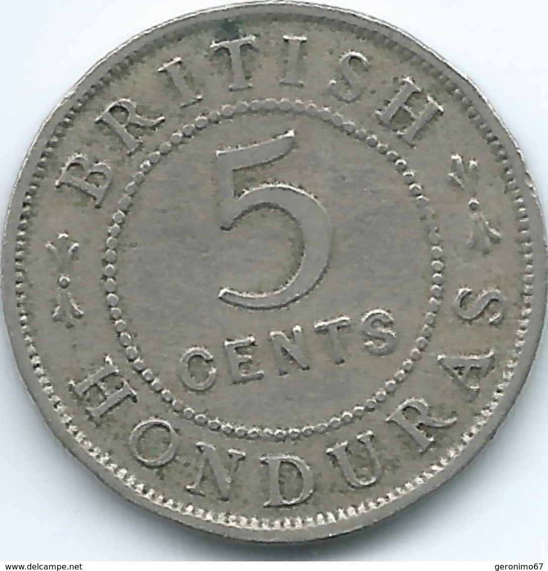 British Honduras - George V - 1912 - 5 Cents - KM16 - Only 20,000 Minted - Kolonies