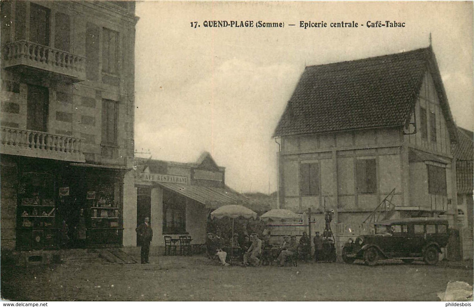 SOMME  QUEND PLAGE  épicerie Centrale CAFE TABAC - Quend