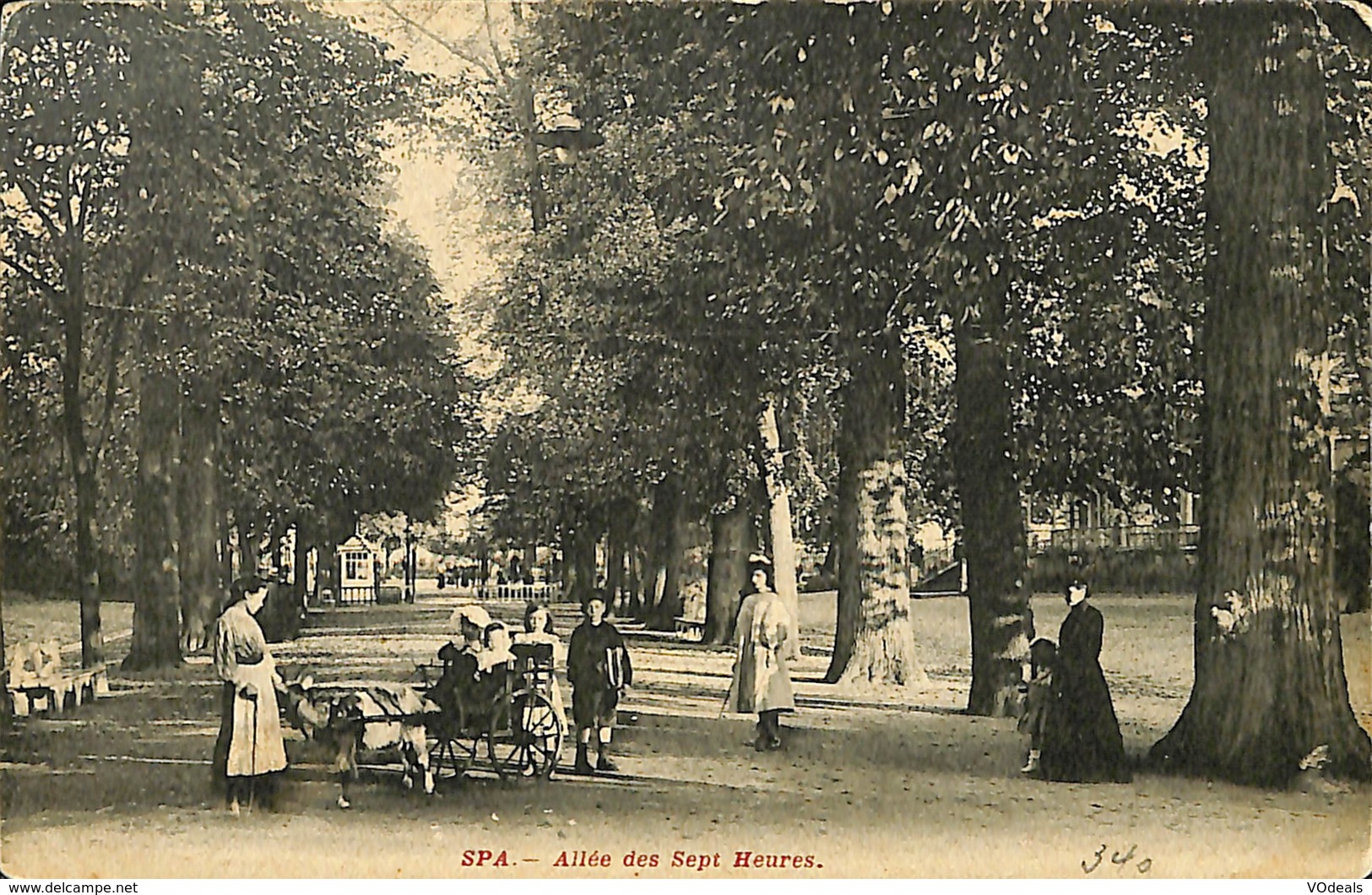 028 086 - CPA - Belgique - Spa - Allée Des Sept Heures - Spa