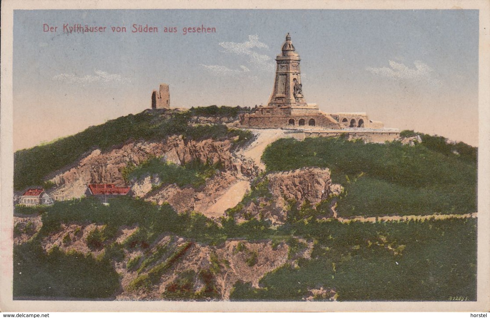 D-06537 Kelbra - Kyffhäuser - Denkmal - Blick Vom Süden ( 1911 Gel.) - Kyffhäuser