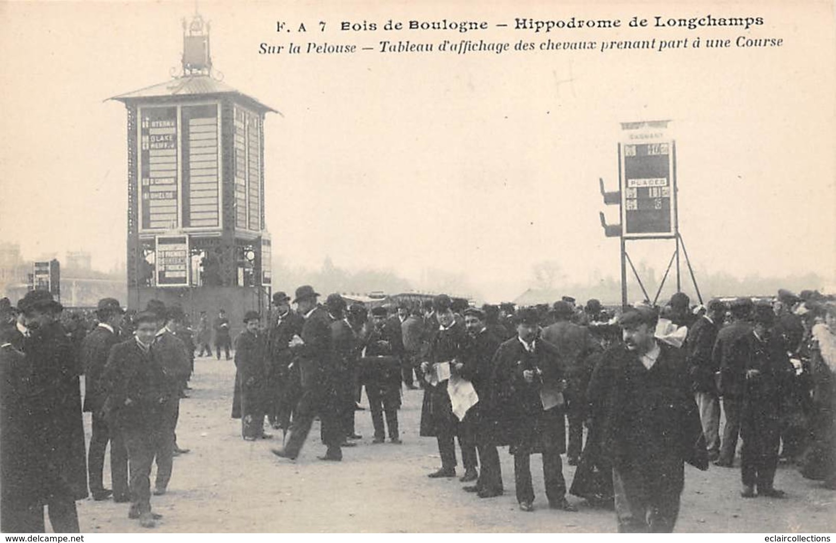 Sport.   Hippisme :     Hippodrome De Longchamps  Tableau D'affichage          (voir Scan) - Paardensport
