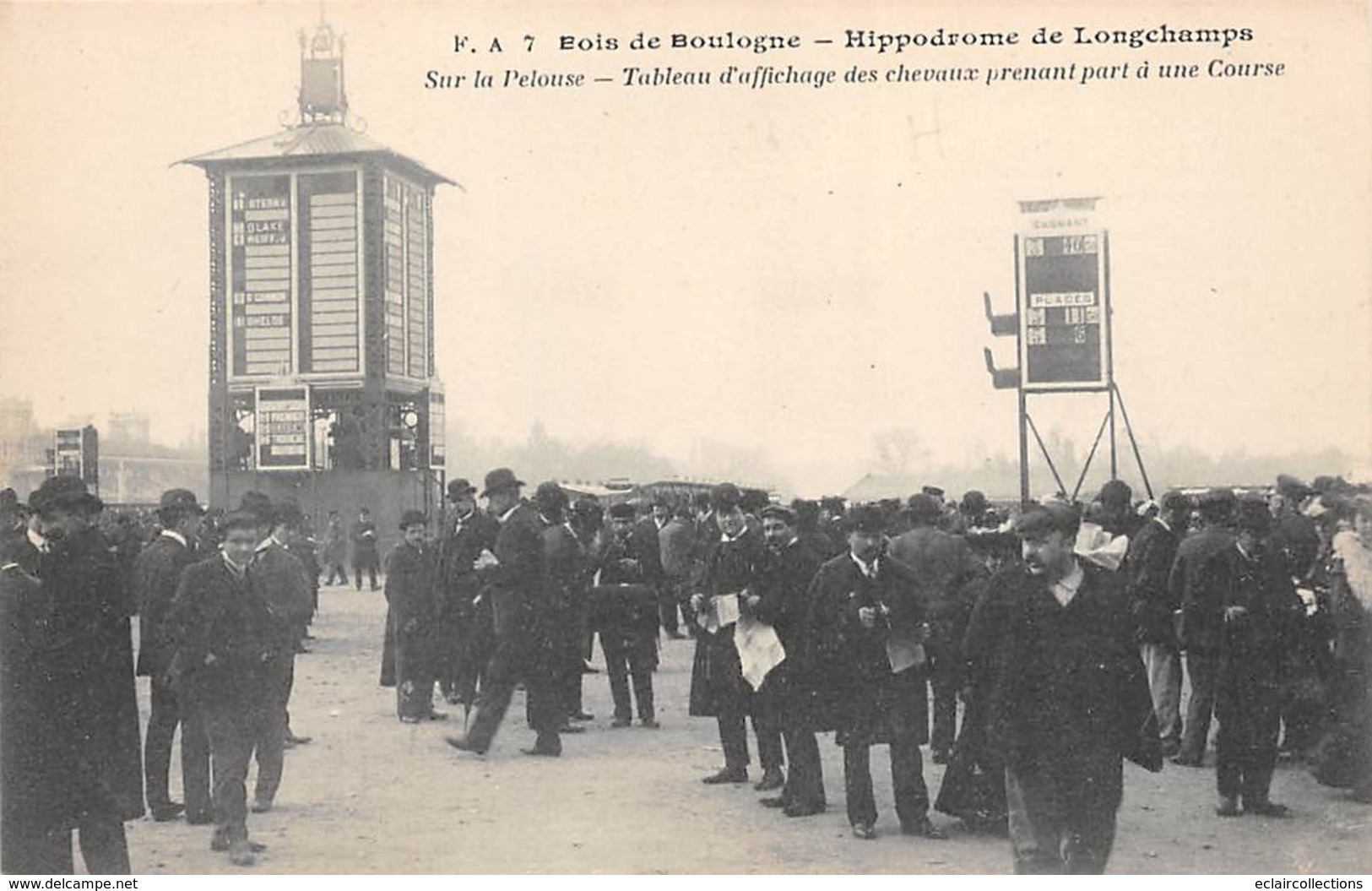 Sport.   Hippisme :     Hippodrome De Longchamps  Tableau D'affichage          (voir Scan) - Hippisme