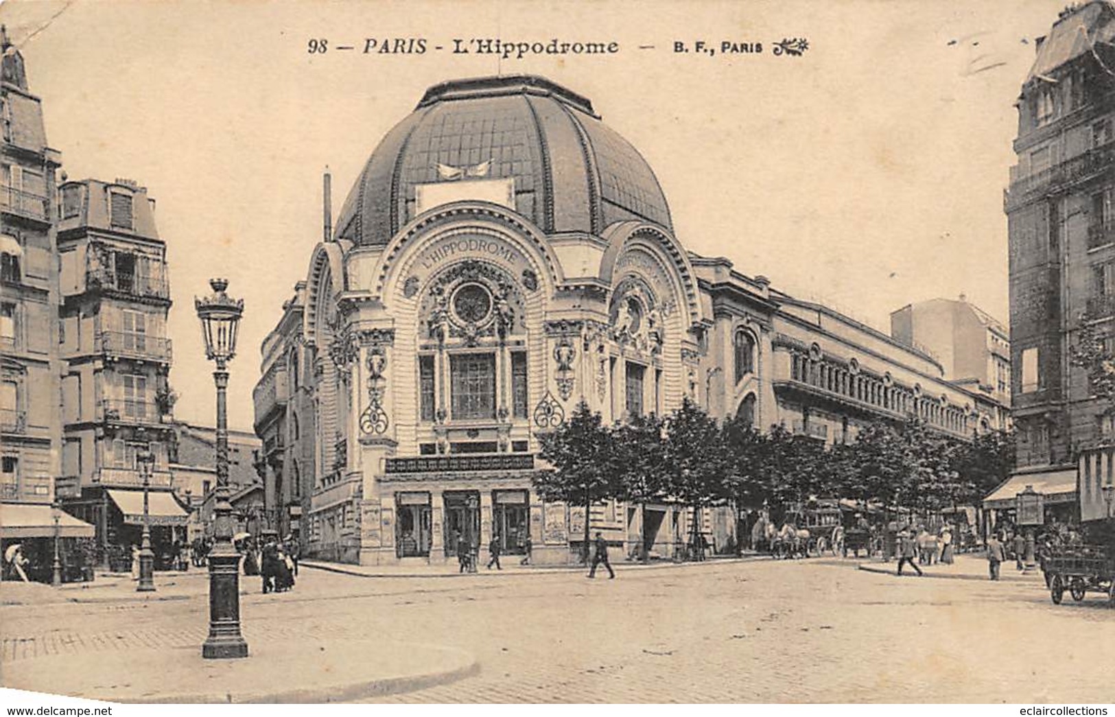 Sport.   Hippisme :     Hippodrome. La Façade    Paris  75           (voir Scan) - Hippisme