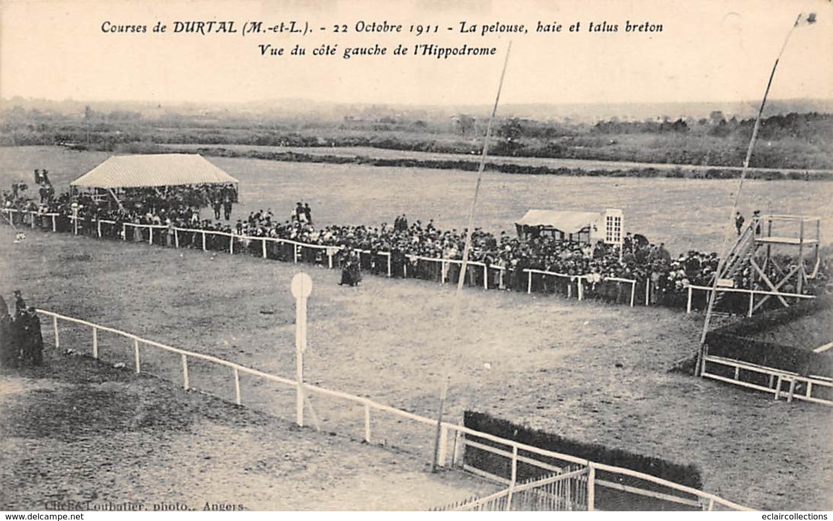 Sport.   Hippisme :     Courses Hippiques . La Pelouse  Haie Et Talus Breton   Durtal   49          (voir Scan) - Horse Show