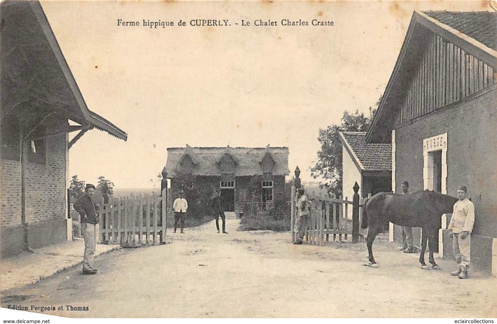 Sport.   Hippisme :      Ferme Hippique De Cuperly  51  Le Chalet Charles Craste      (voir Scan) - Paardensport