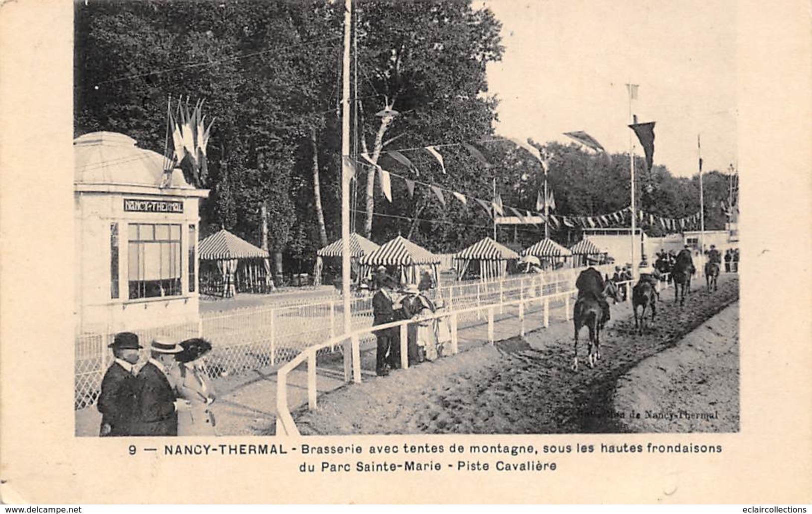 Sport.   Hippisme :      Nancy Thermal. Parc Sainte-Maris. La Piste Cavalière   Nancy  54    (voir Scan) - Reitsport