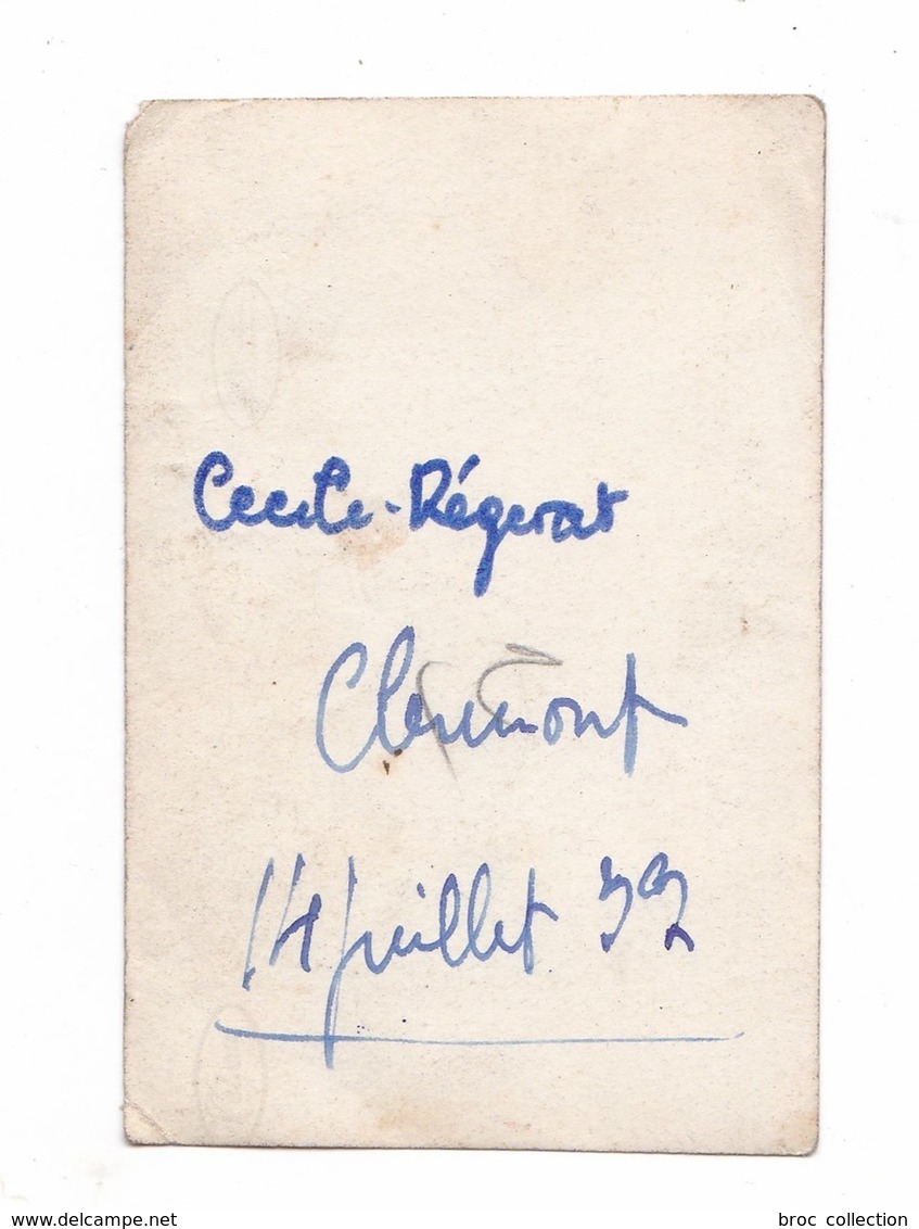 Photo De Cécile Régerat à Clermont-Ferrand, 14/07/1933, Née Saint-Etienne Aux-Clos, Morte Désertines (Bézenet, Voussac - Persone Identificate