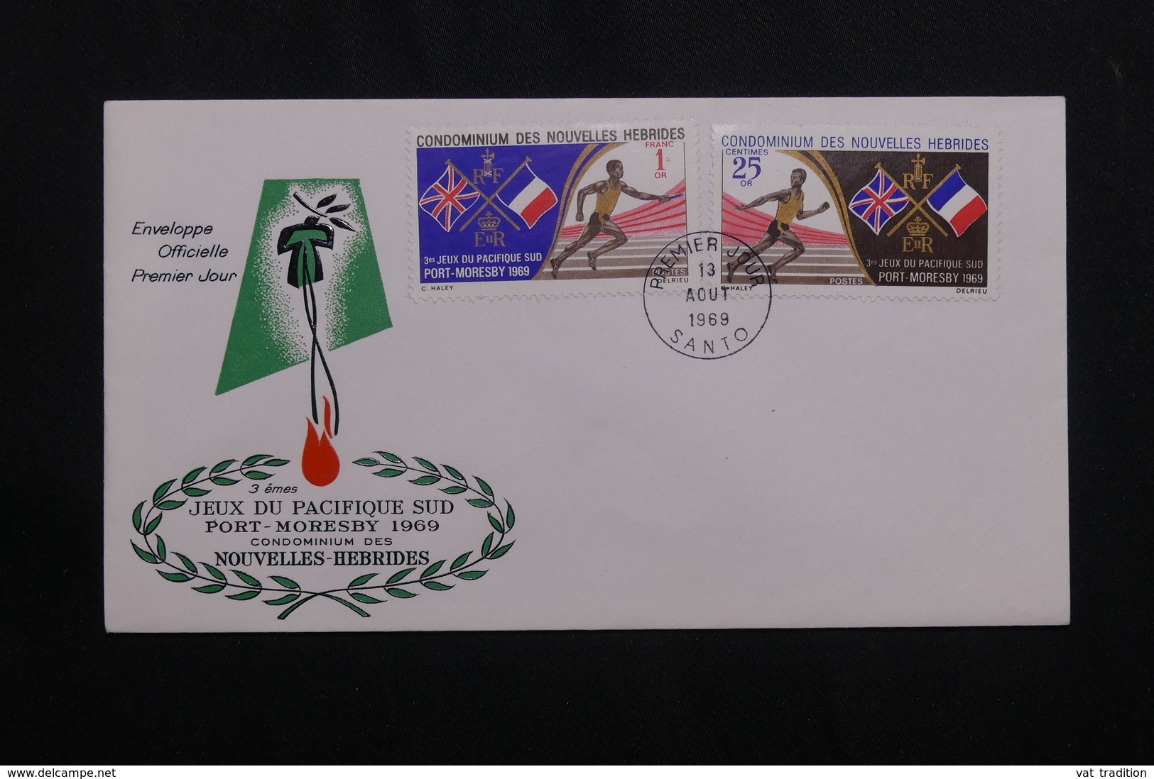 NOUVELLE HÉBRIDES - Enveloppe FDC En 1969 - Jeux Du Pacifique Sud - L 62110 - FDC