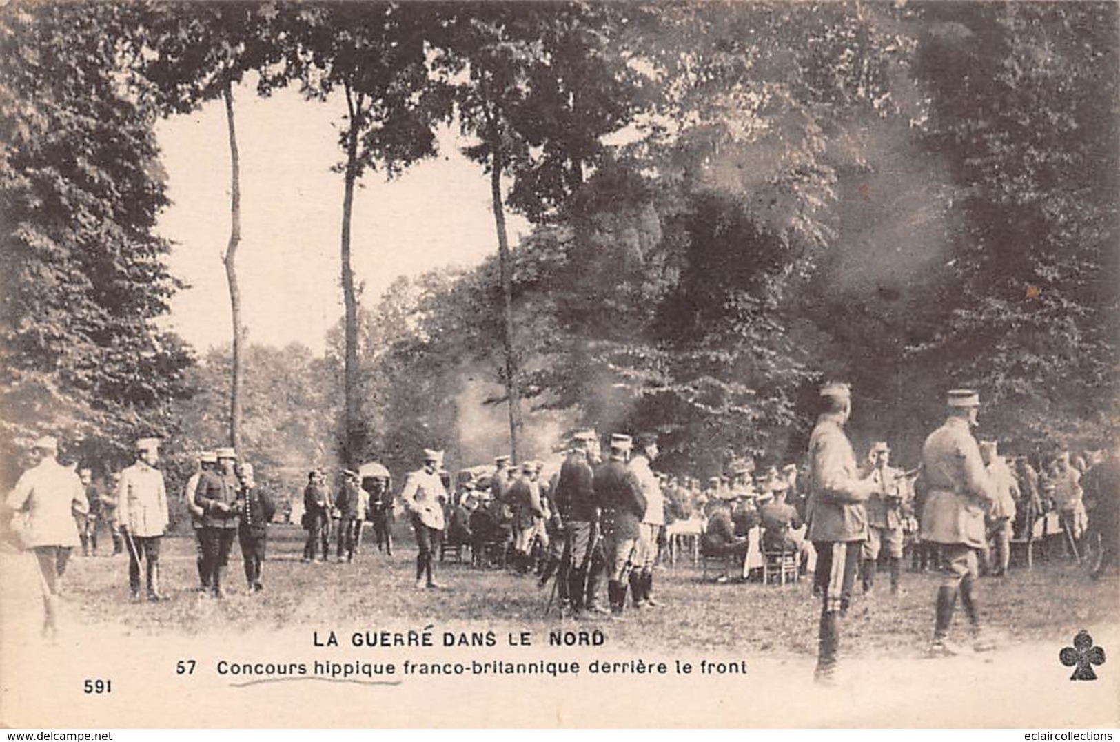 Sport.   Hippisme :      Guerre Dans Le Nord Concours Hippique Franco-Britannique    (voir Scan) - Hippisme