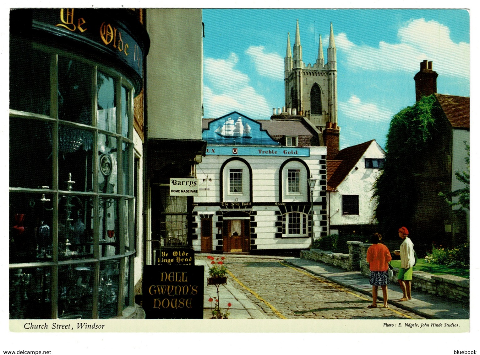 Ref 1366 - John Hinde Postcard - Church Street Windsor - Berkshire - Windsor