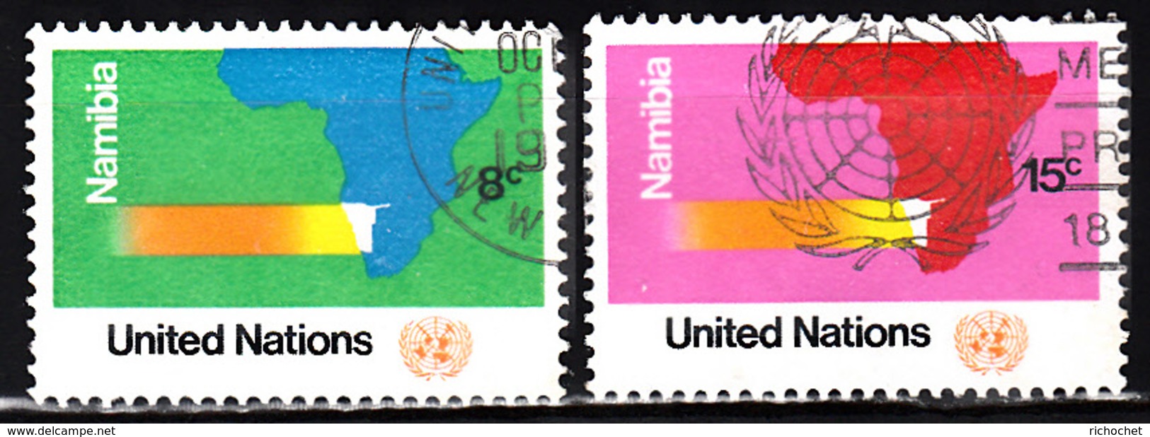 Nations Unies New York  233 à 234 ° - Used Stamps
