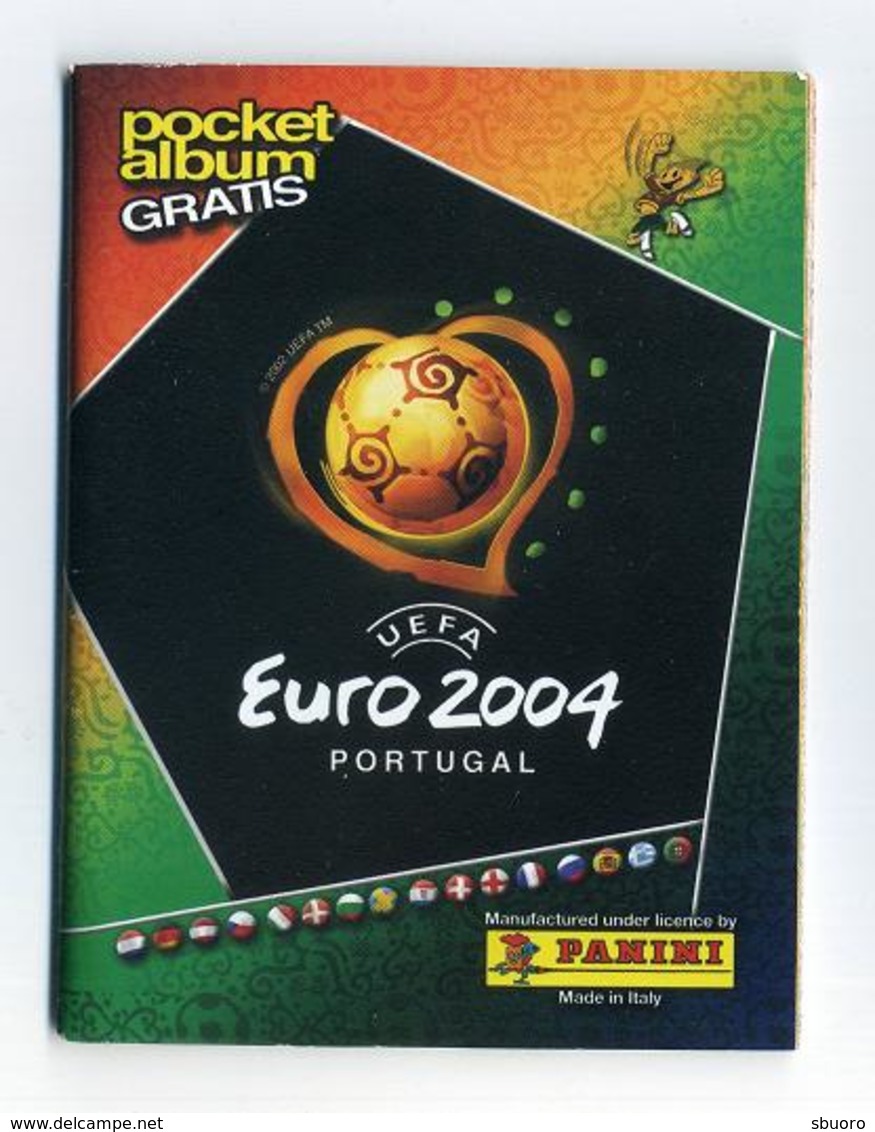 Mini Album Panini Euro 2004 UEFA Portugal - 9 Cm X 12 Cm - Quelques Vignettes Autocollantes Déjà En Place - Trading Cards