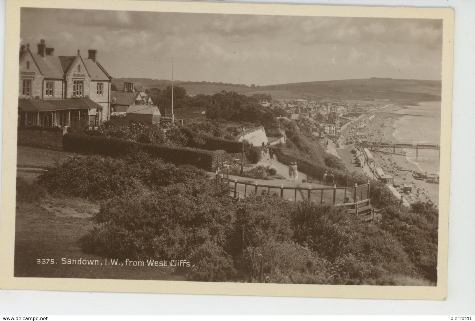 ROYAUME UNI - ENGLAND - ISLE OF WIGHT - SANDOWN From West Cliffs - Sandown