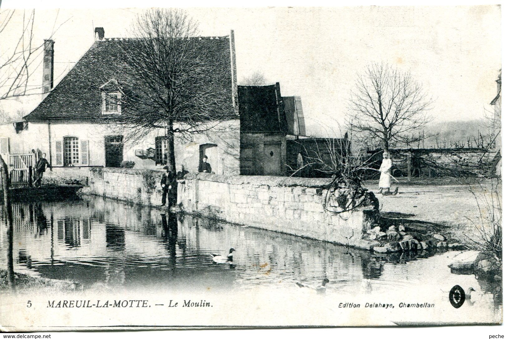 N°9565 -cpa Mareuil La Motte -le Moulin- - Water Mills