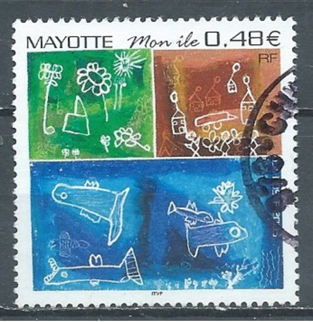 Mayotte YT N°178 Mayotte Mon Ile Oblitéré ° - Usados