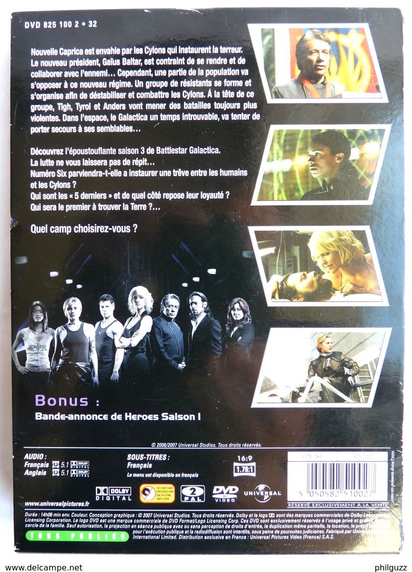 COFFRET 6 DVD BATTLESTAR GALACTICA SAISON 3 - Sciences-Fictions Et Fantaisie