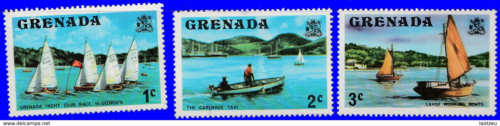Grenade 1975. ~ YT 558/60** - Bateaux Et Voiliers - Grenada (1974-...)