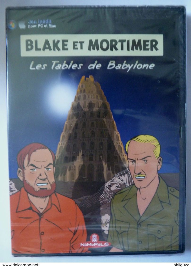 DVD JEU BLAKE ET MORTIMER LES TABLES DE BABYLONE Pour PC Et Mac Neuf Sous Film - Video & DVD