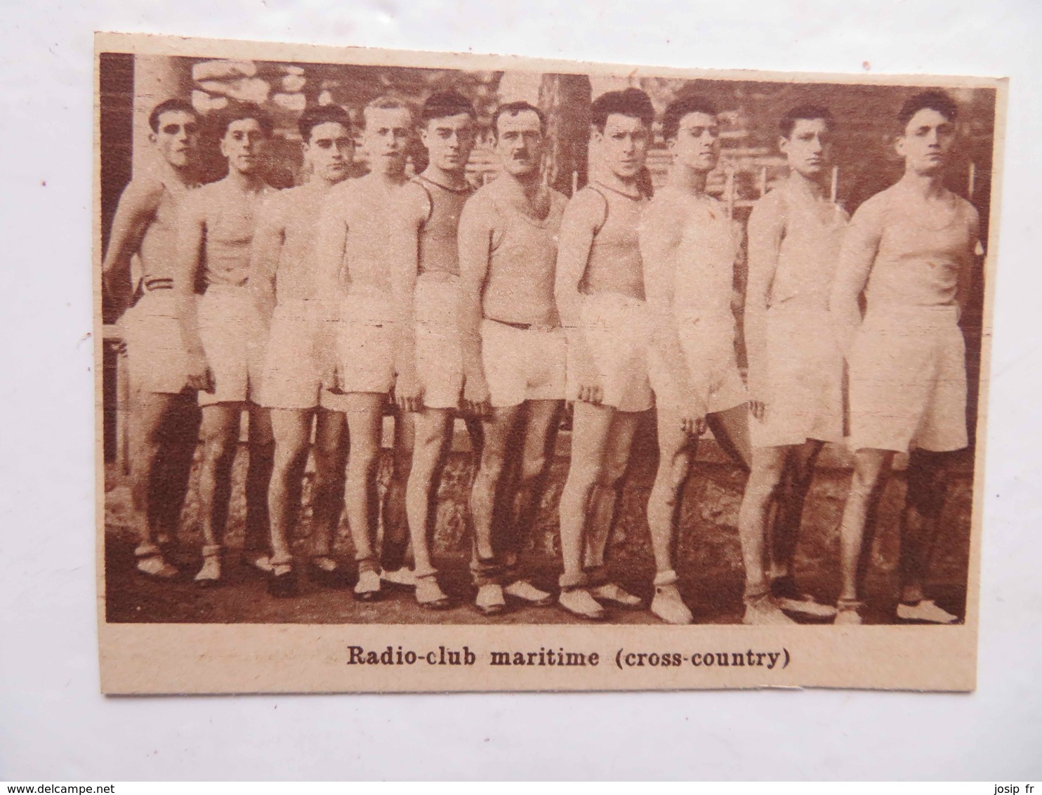 RADIO-CLUB MARITIME ÉQUIPE DE CROSS-COUNTRY— PHOTO DE JOURNAL: 08/1932 - Boats